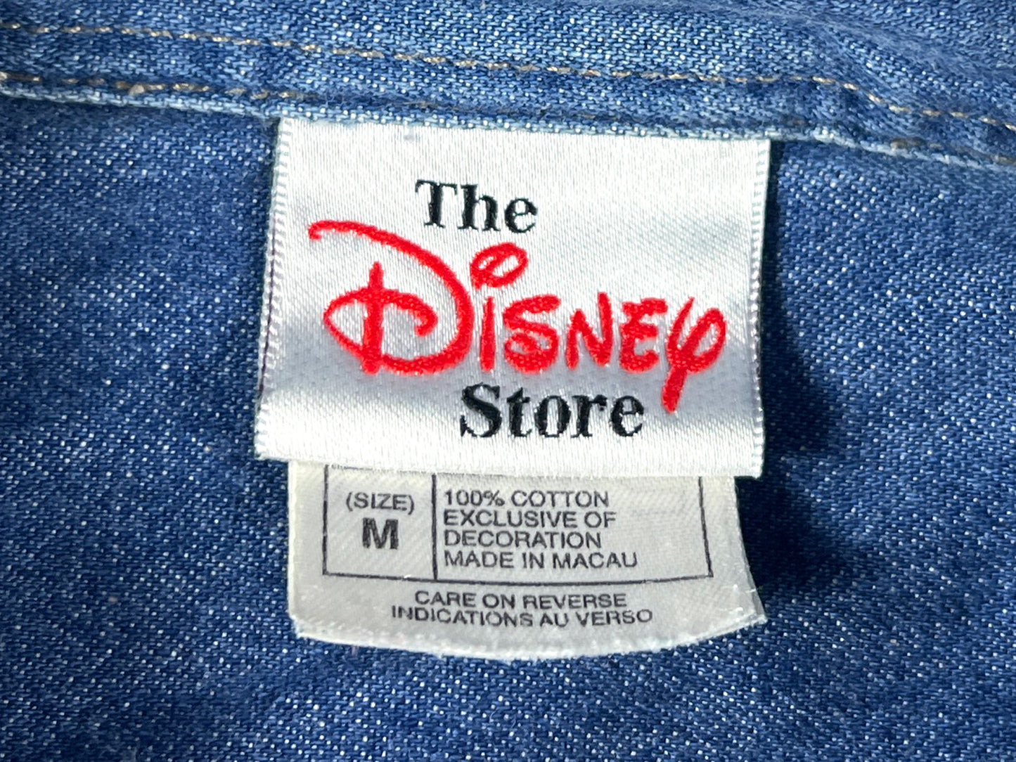 VTG MICKEY AND FRIENDS DENIM SHIRT