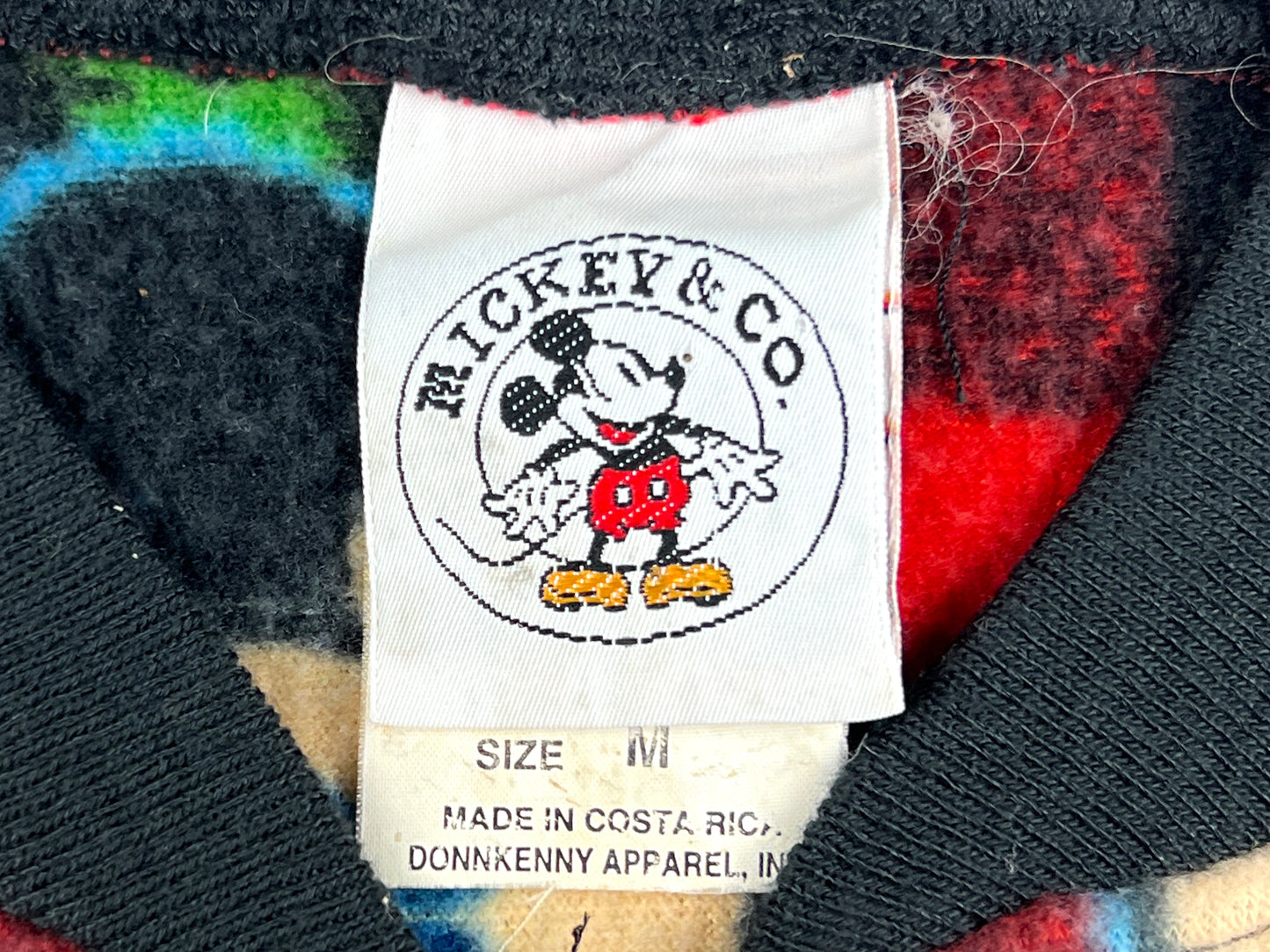 VTG MICKEY MOUSE FLEECE VEST