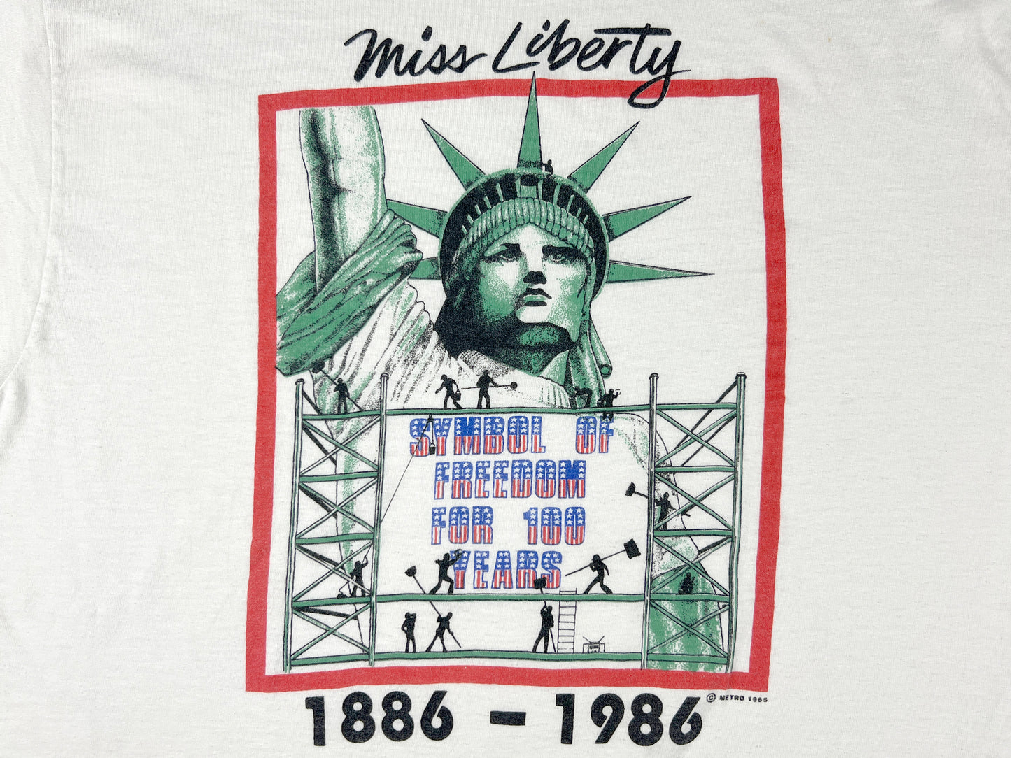 VTG '85 MISS LIBERTY T-SHIRT