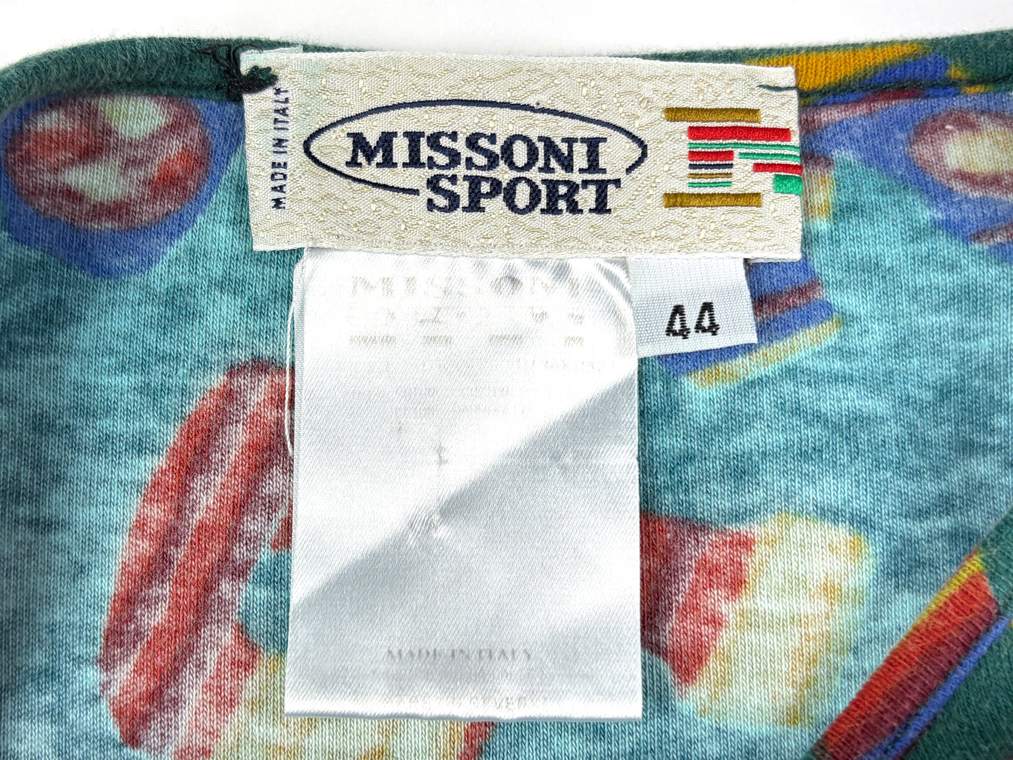 VTG '90S WMNS MISSONI SPORT AOP SHIRT