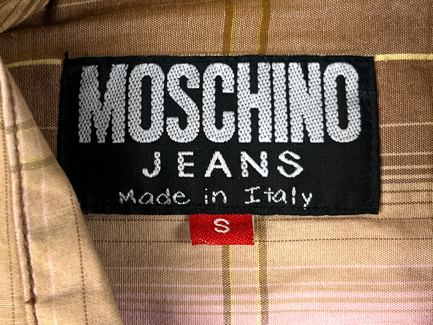 VTG MOSCHINO JEANS BUTTON UP SHIRT