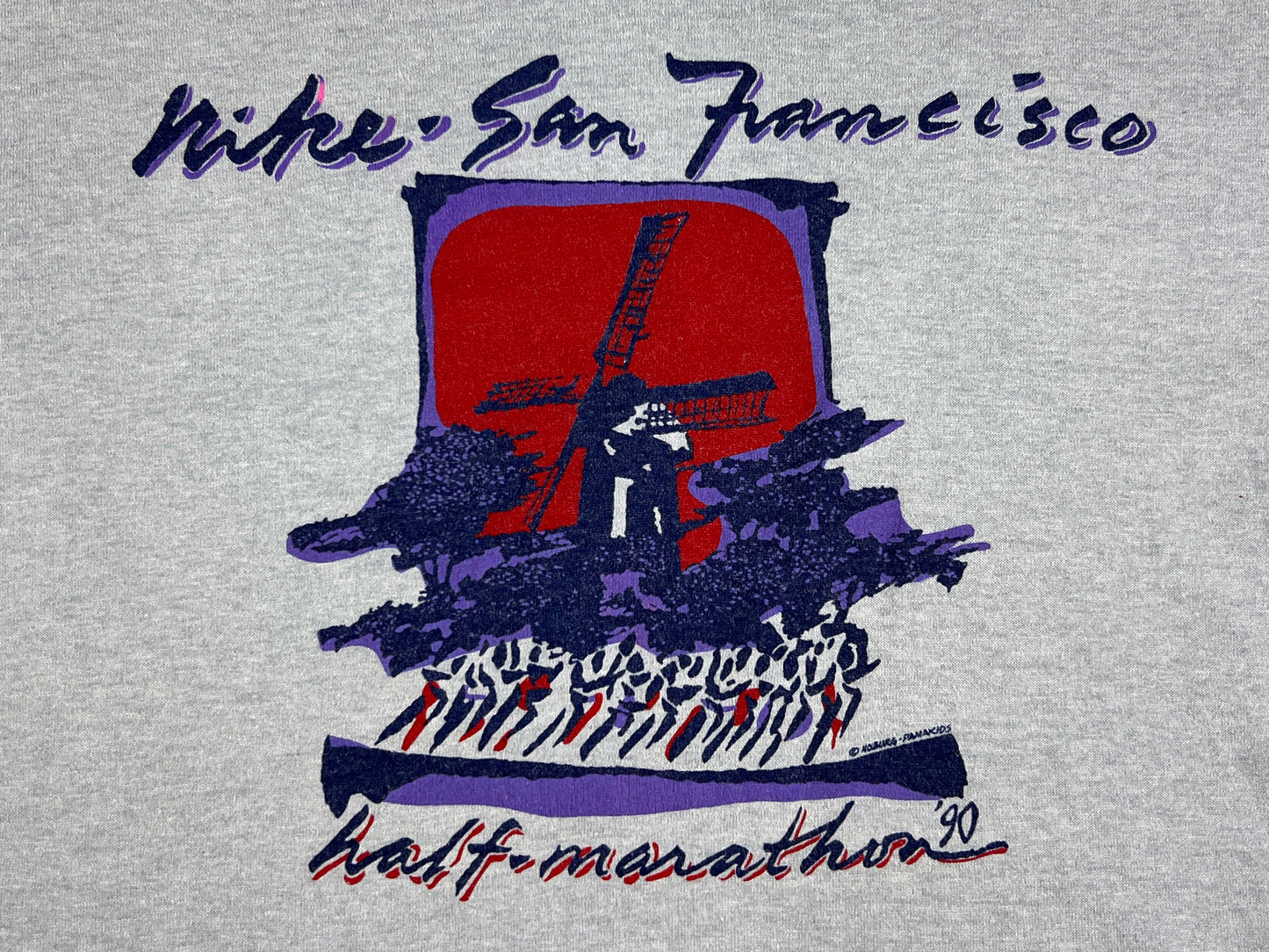 VTG '90 NIKE SAN FRANCISCO 1/2 MARATHON SHIRT
