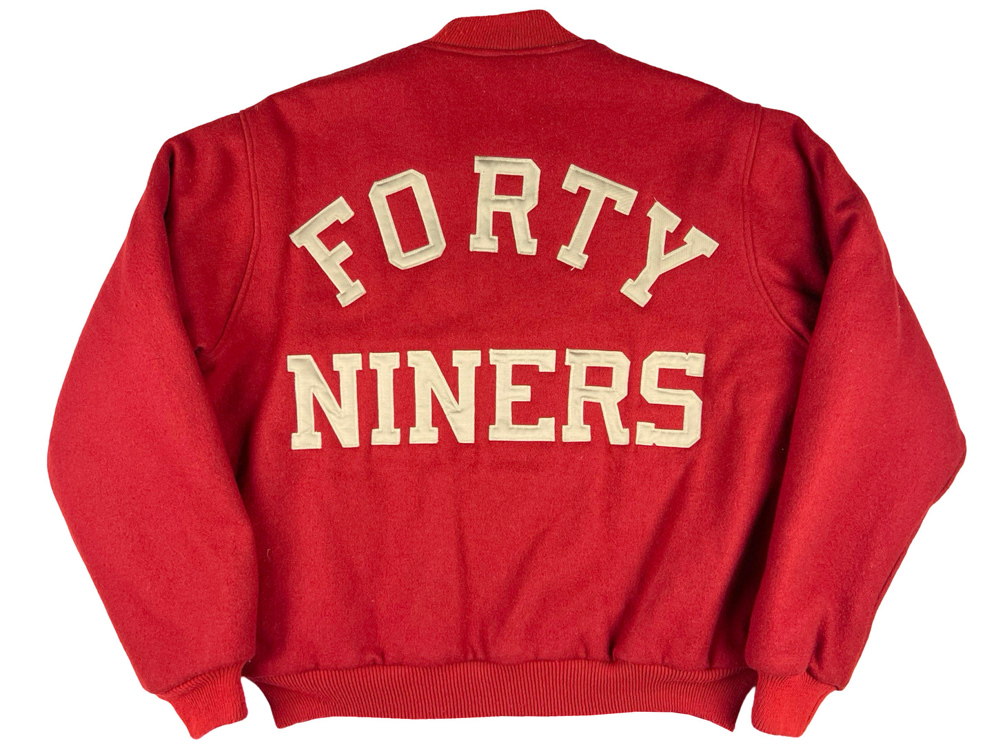 VTG SAN FRANCISCO 49ERS WOOL CHALKLINE JACKET