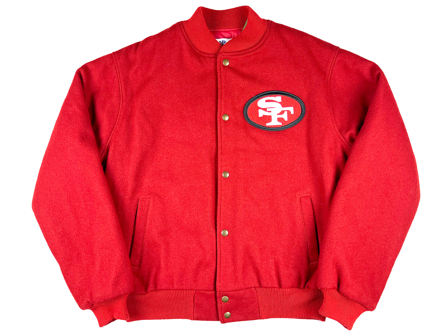 VTG SAN FRANCISCO 49ERS WOOL CHALKLINE JACKET