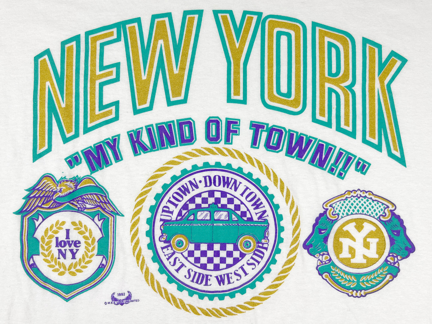 VTG '92 NYC MY KIND OF TOWN T-SHIRT