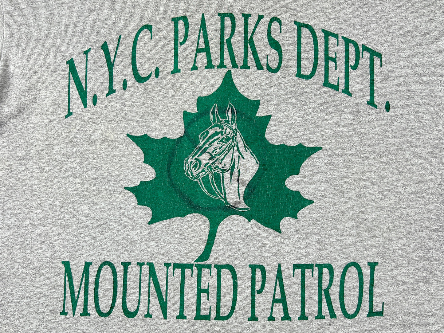 VTG N.Y.C. PARKS DEPT. MOUNTED PATROL T-SHIRT
