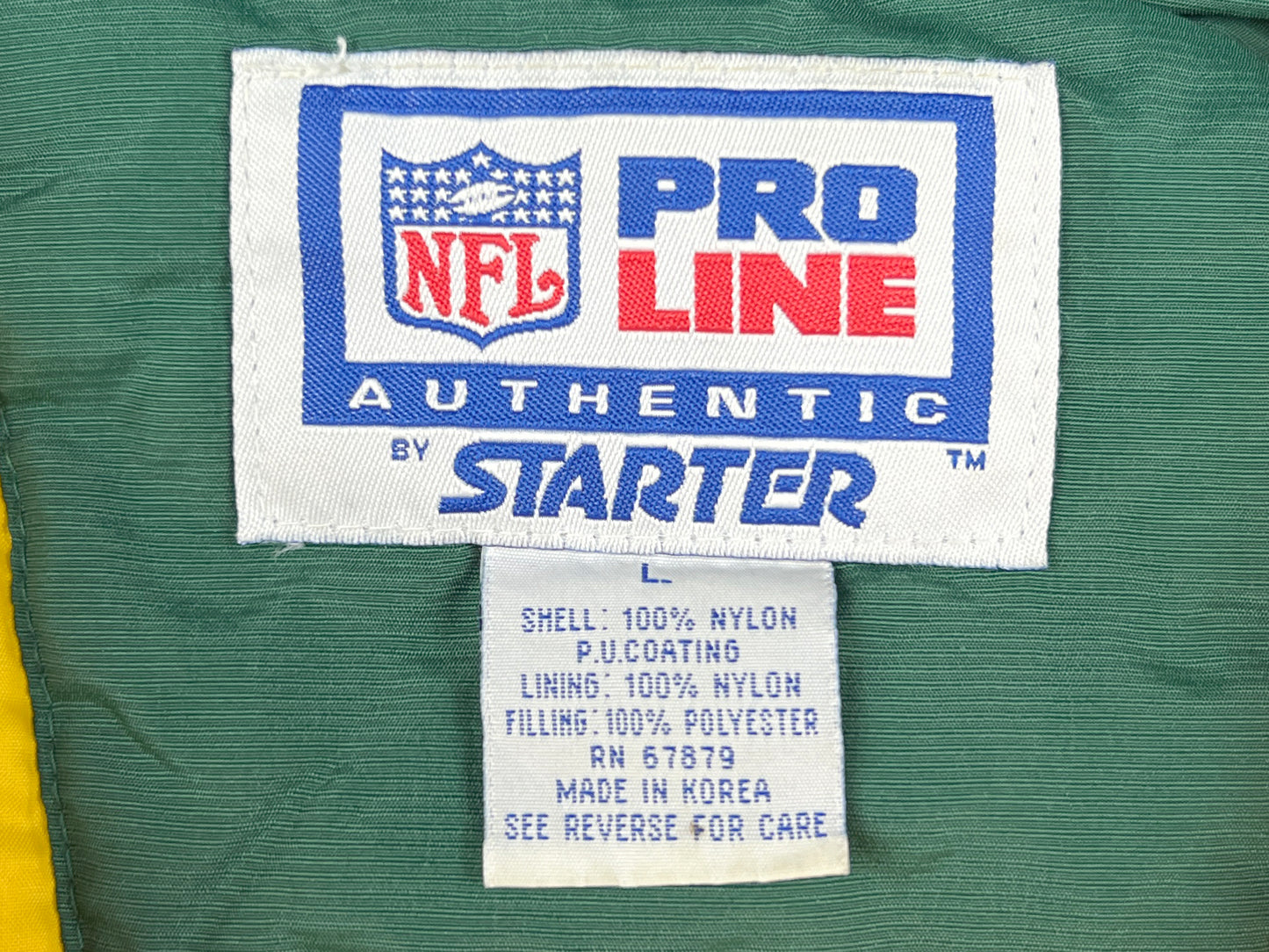 VTG GREEN BAY PACKERS STARTER JACKET