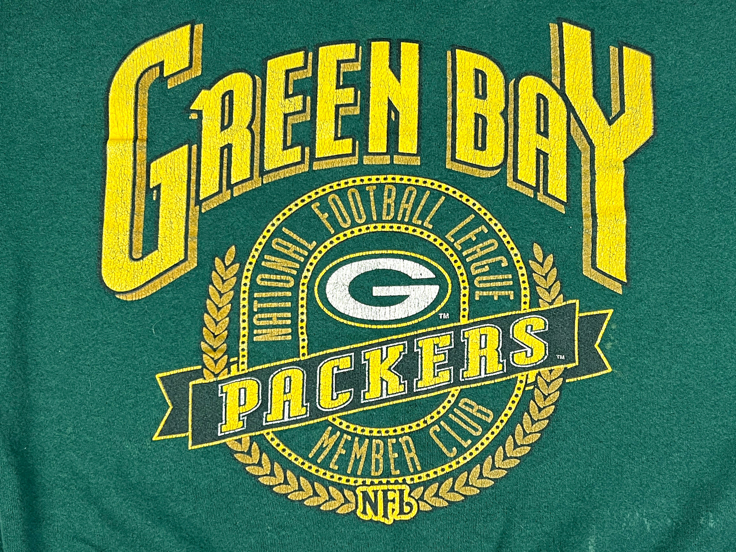 VTG GREEN BAY PACKERS MEMBER CLUB CREWNECK