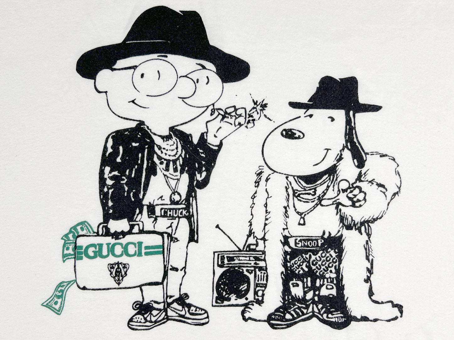 VTG SNOOPY & CHUCK T-SHIRT