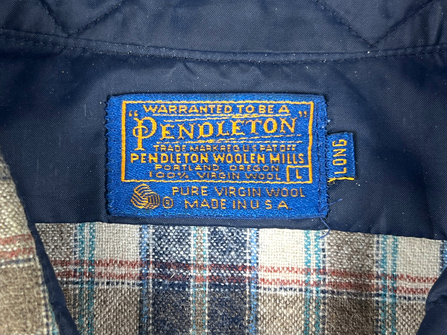 VTG PENDLETON FLANNEL SHIRT
