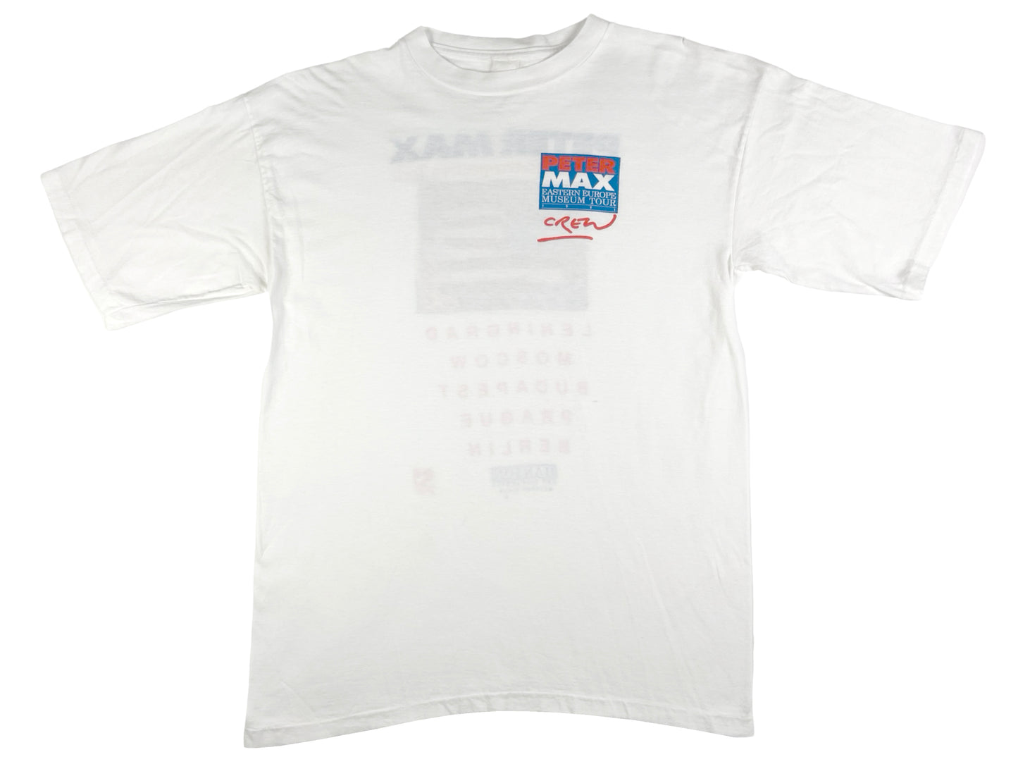 VTG '91 PETER MAX TOUR CREW T-SHIRT