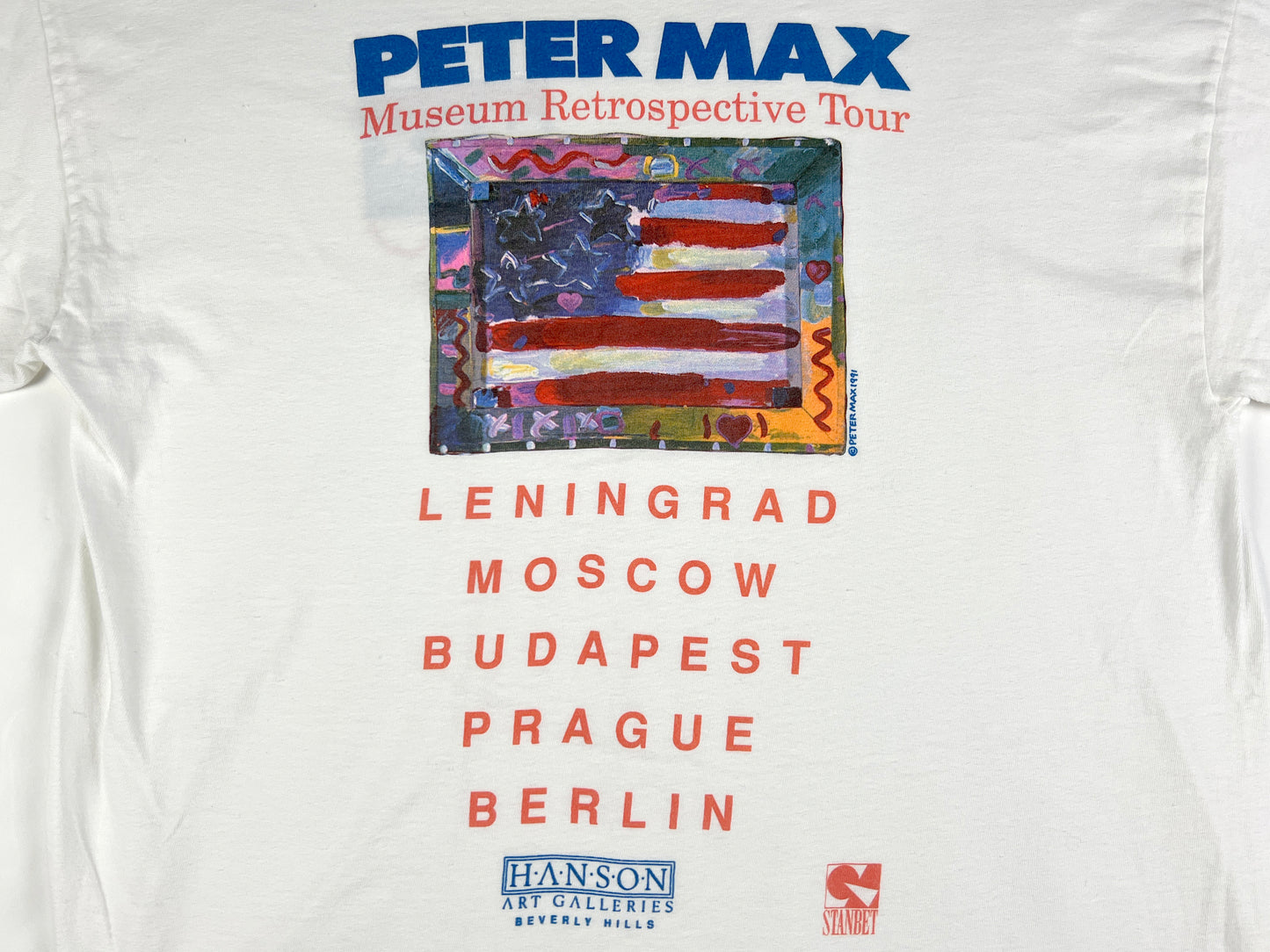 VTG '91 PETER MAX TOUR CREW T-SHIRT