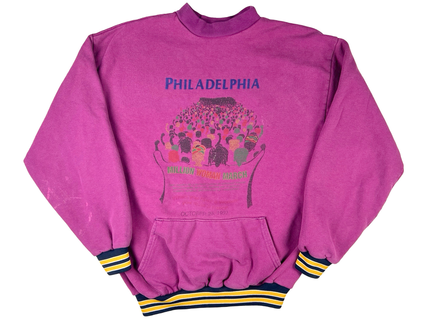 VTG '97 PHILADELPHIA MILLION WOMAN MARCH CREWNECK