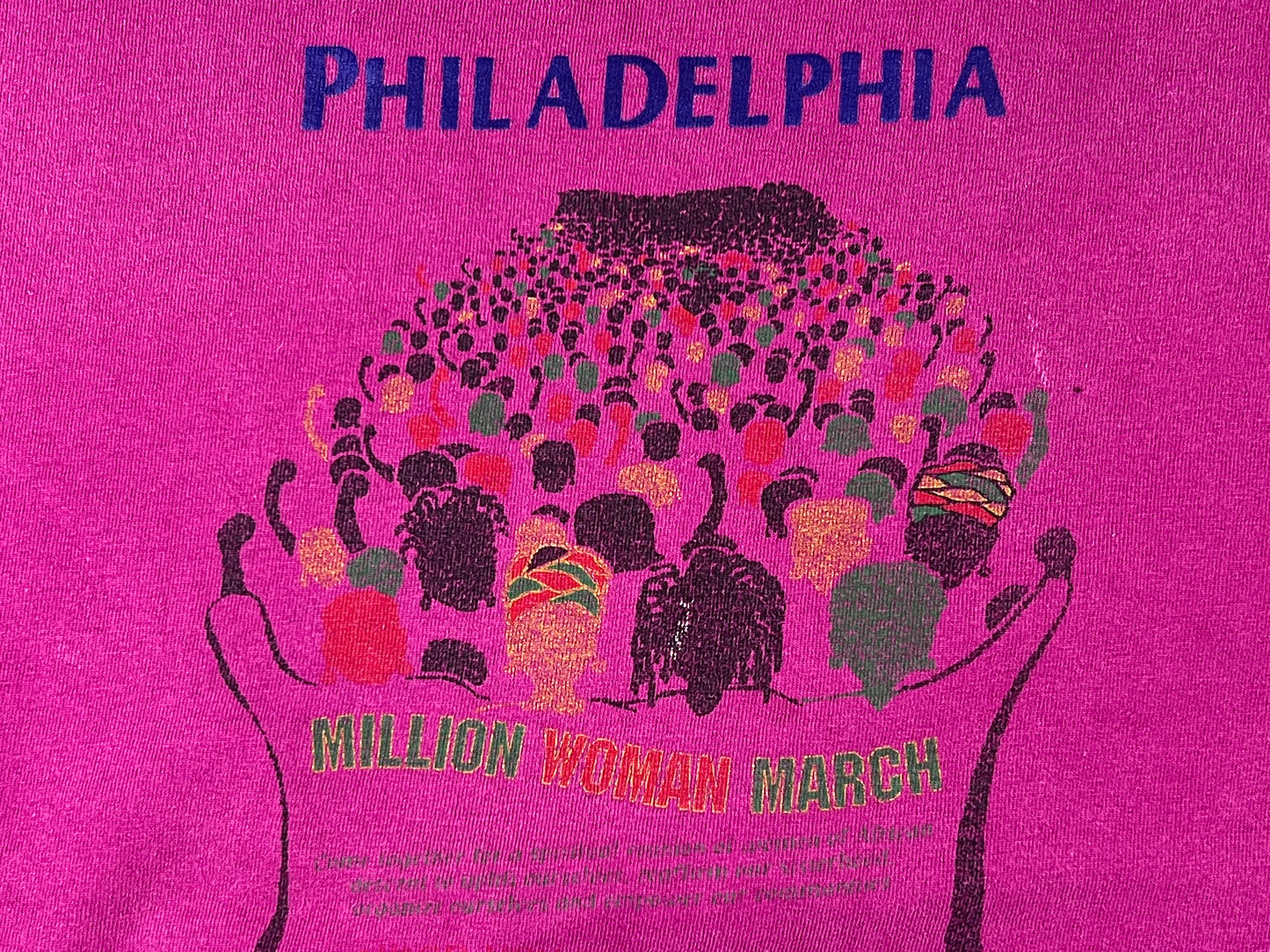 VTG '97 PHILADELPHIA MILLION WOMAN MARCH CREWNECK
