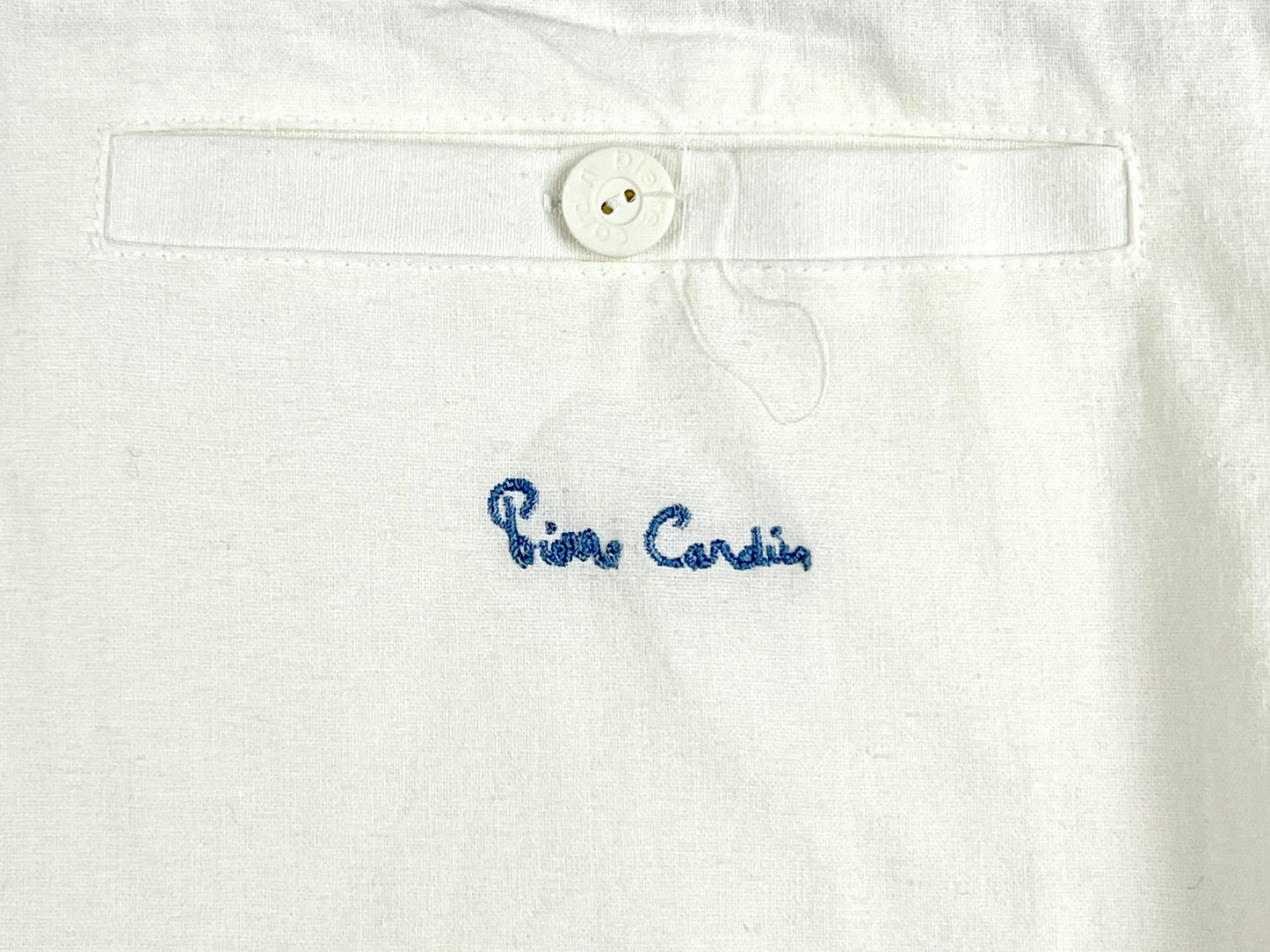 VTG PIERRE CARDIN 1/4 BUTTON UP SHIRT