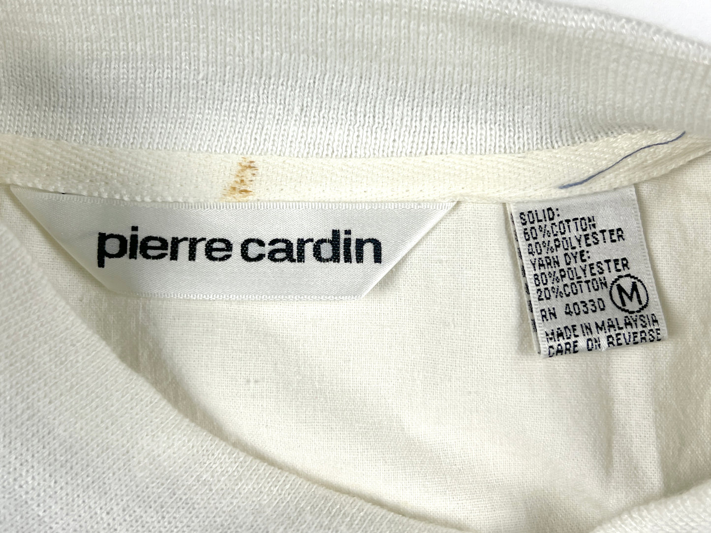 VTG PIERRE CARDIN 1/4 BUTTON UP SHIRT