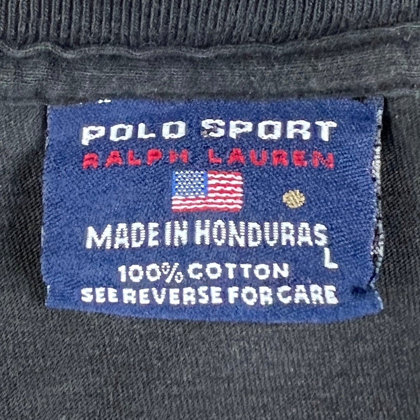 VTG RALPH LAUREN POLO SPORT SUIT BEAR T-SHIRT