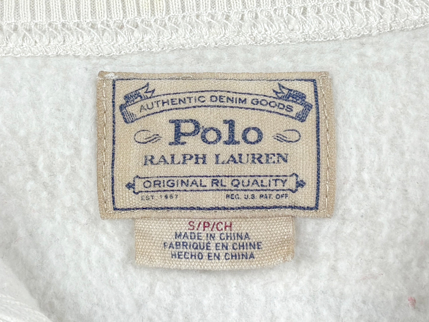 POLO RL MOTO CROSS 1/4 ZIP SWEATER