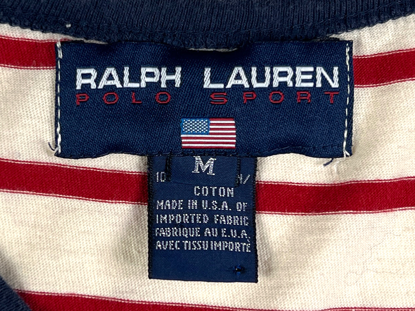 VTG POLO SPORT STRIPED TANK TOP