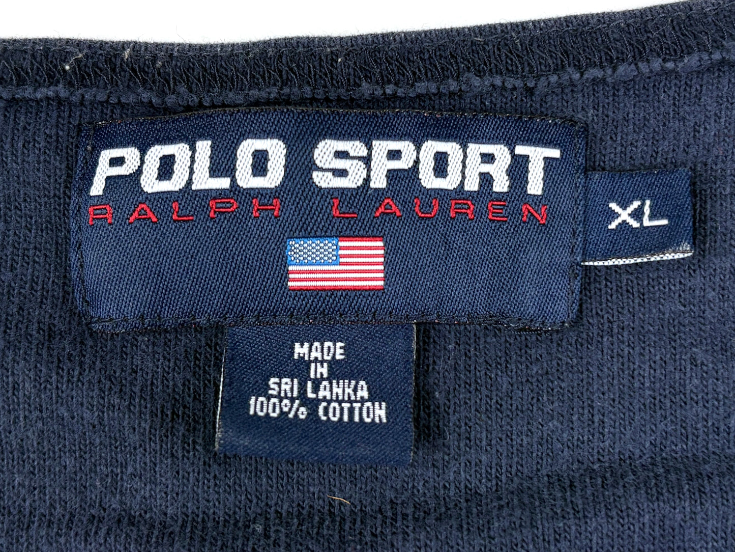 VTG POLO SPORT SPELL OUT TANK TOP