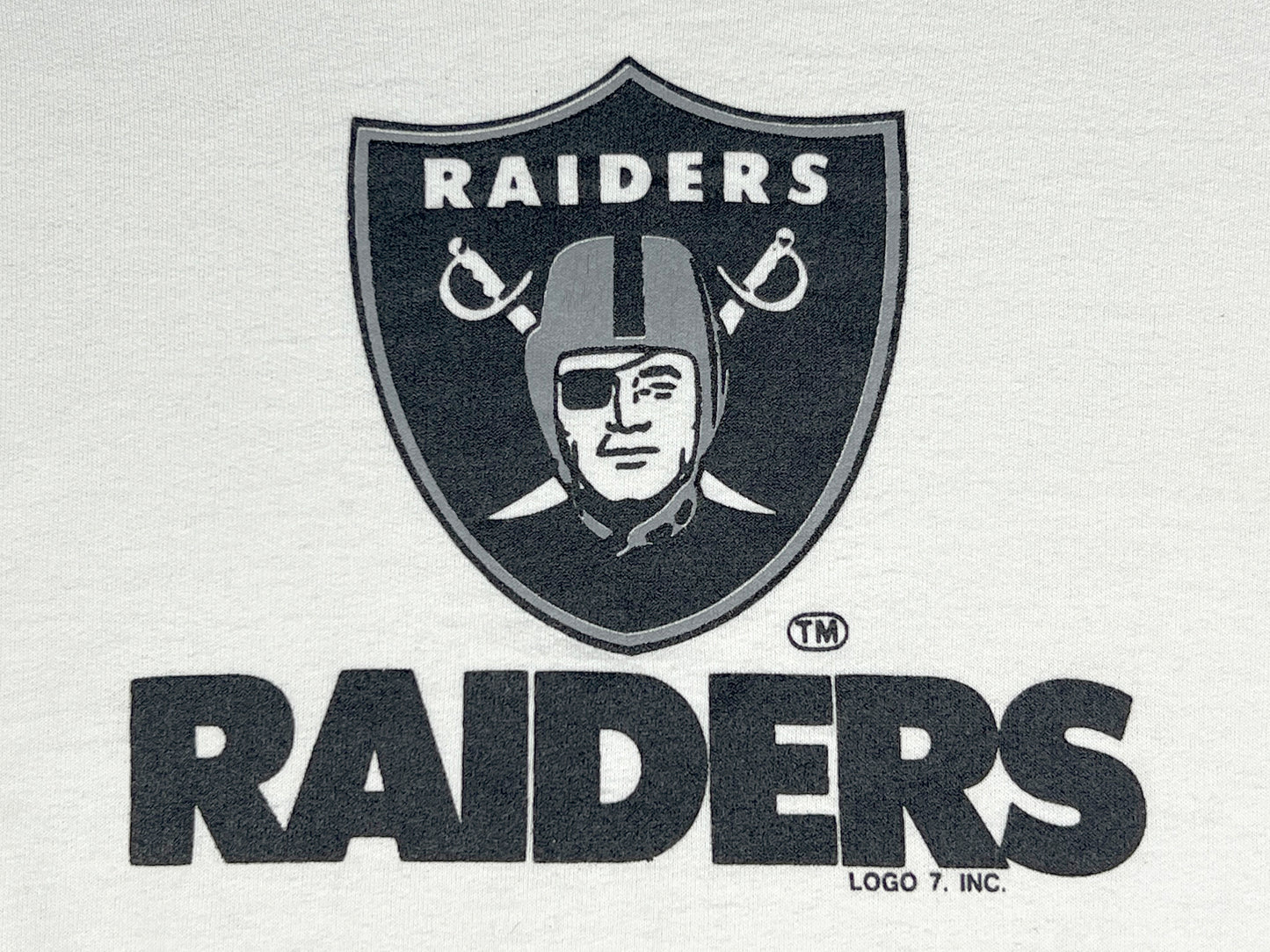 VTG '80S LA RAIDERS LOGO 7 SWEATER