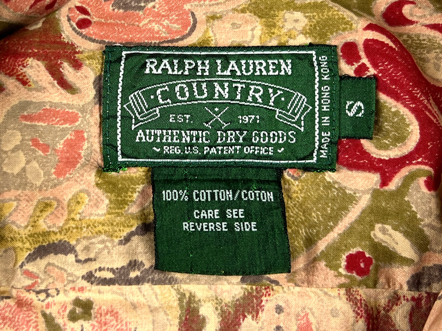VTG RALPH LAUREN COUNTRY SHIRT