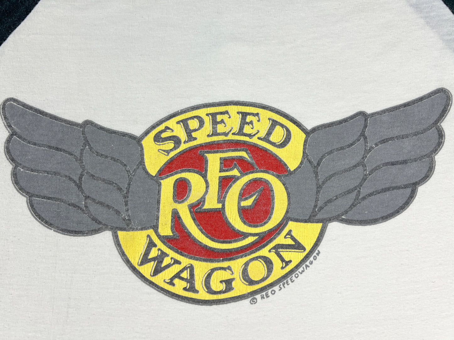 VTG REO SPEEDWAGON BASEBALL SHIRT