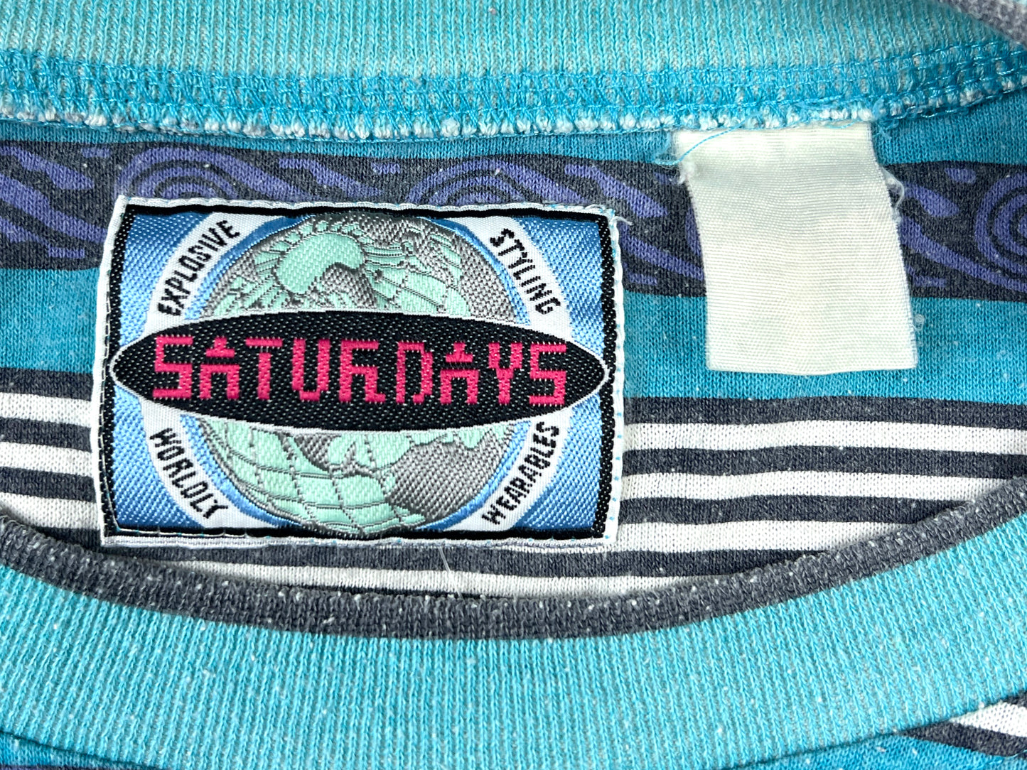 VTG SATURDAYS STRIPED T-SHIRT