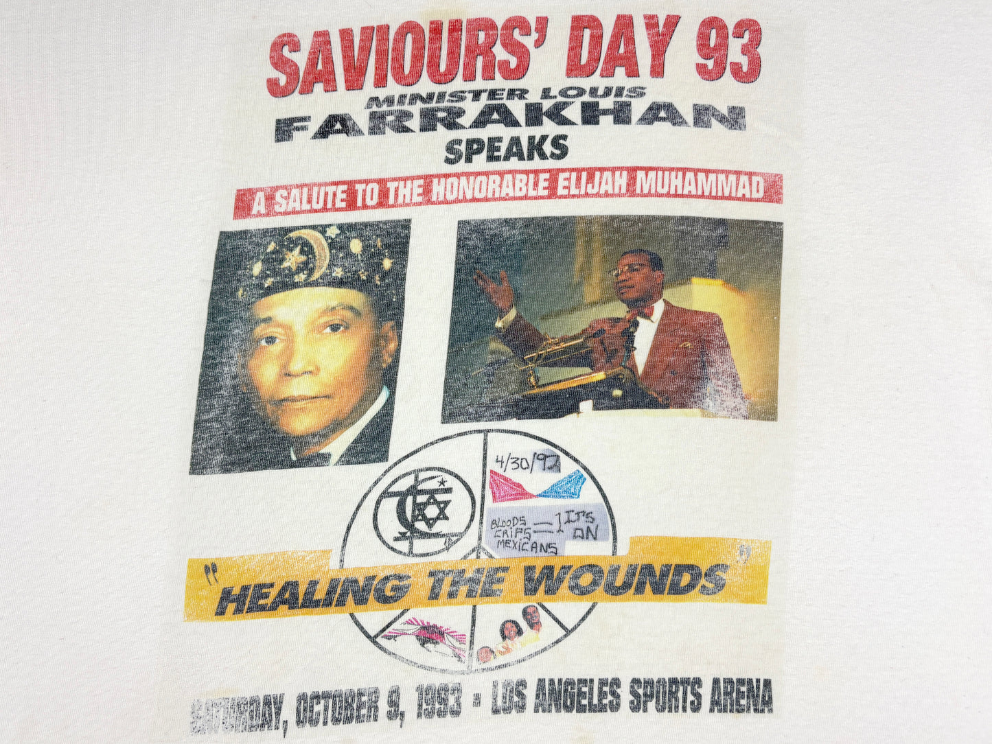 VTG '93 SAVIOURS DAY T-SHIRT
