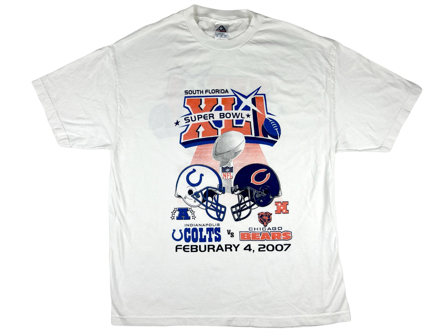 '07 SUPER BOWL 41 BEARS VS COLTS T-SHIRT