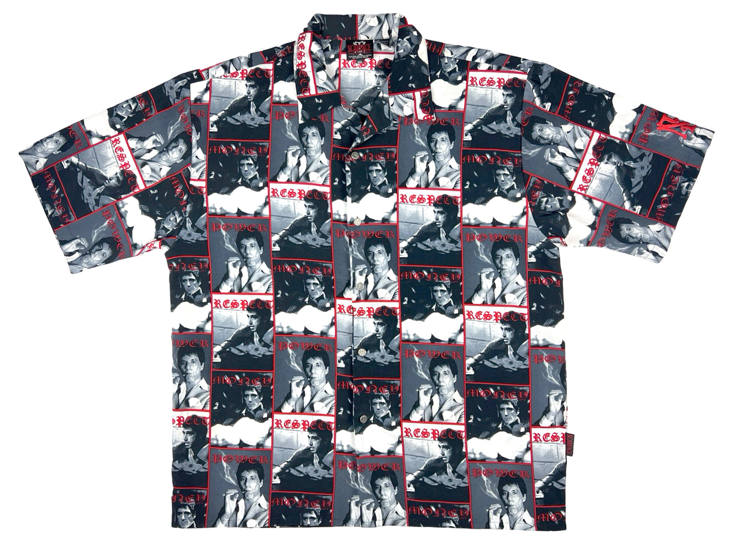 SCARFACE TONY MONTANA BUTTON UP SHIRT