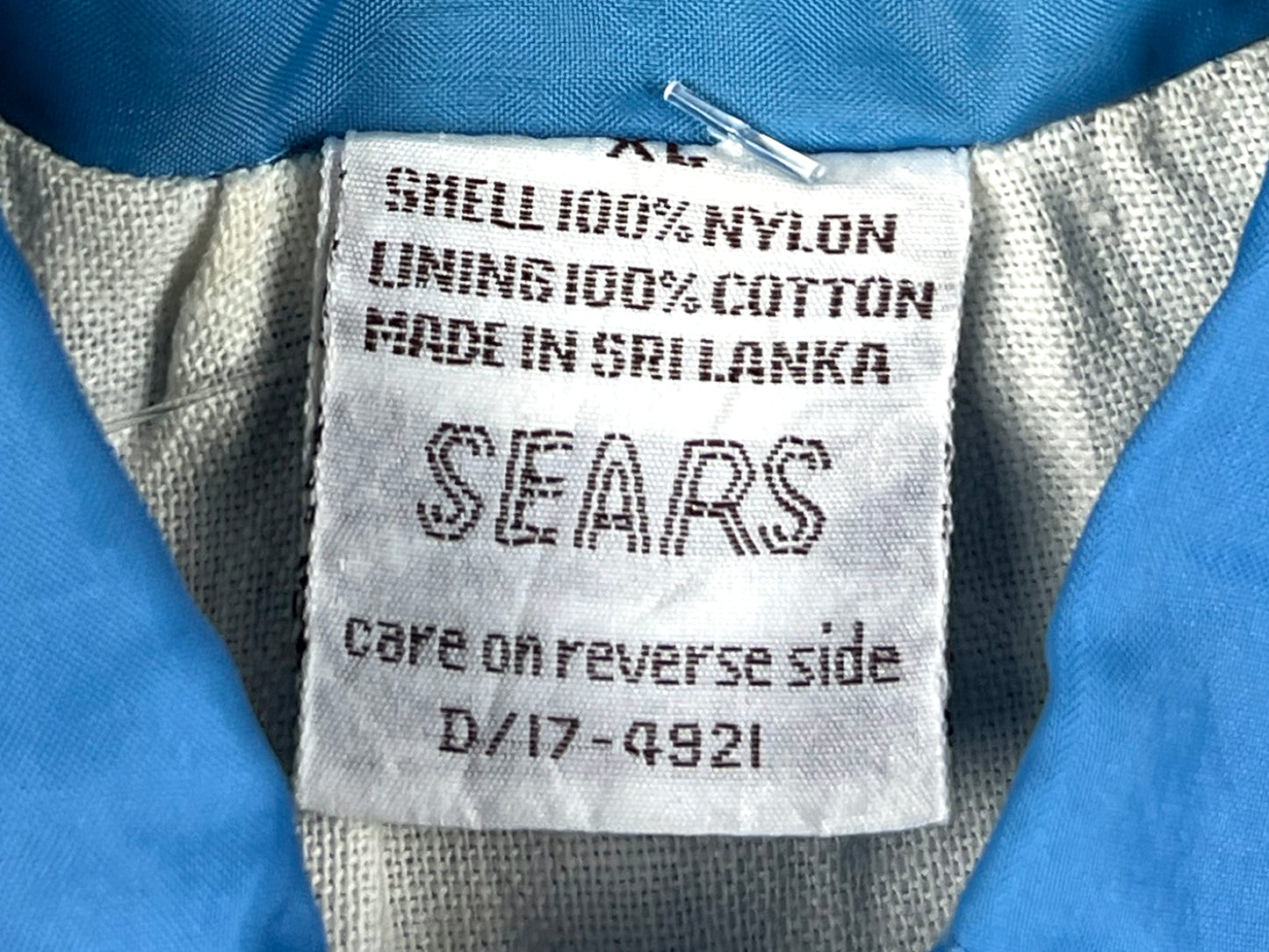 VTG SEARS NYLON COACH JACKET