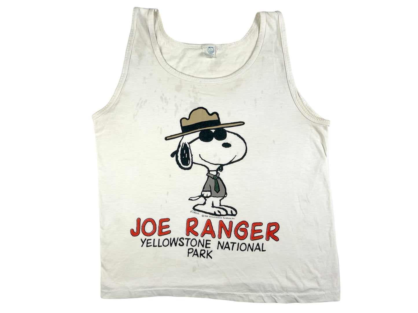 VTG JOE RANGER YELLOW STONE TANK TOP
