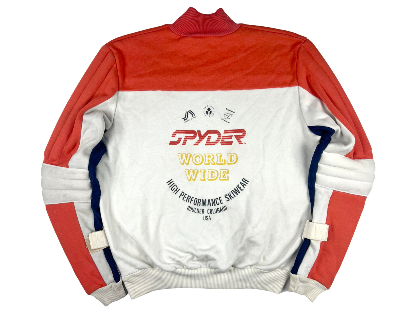 VTG SPYDER WORLD WIDE PADDED SKI SWEATER