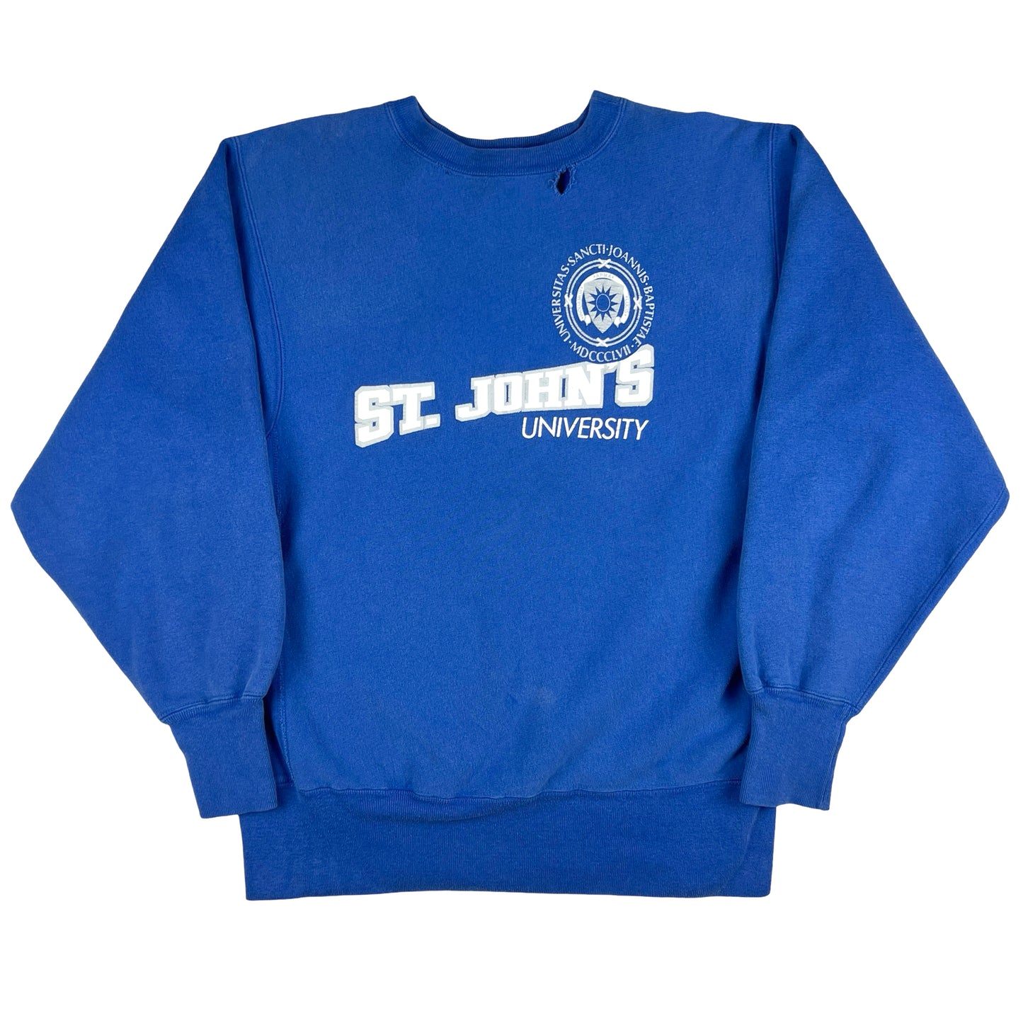VTG CHAMPION REVERSE WEAVE ST. JOHNS UNIVERSITY CREWNECK