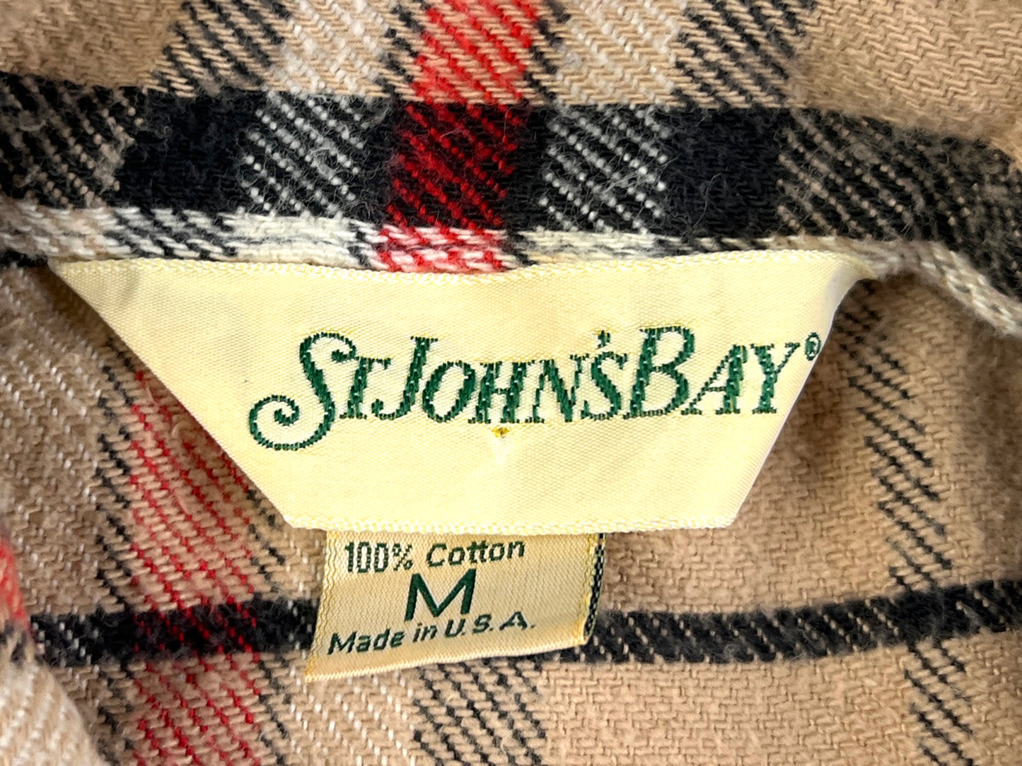 VTG ST JOHNS BAY FLANNEL SHIRT