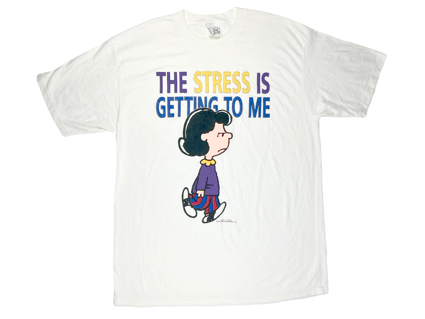 VTG PEANUTS LUCY STRESS T-SHIRT