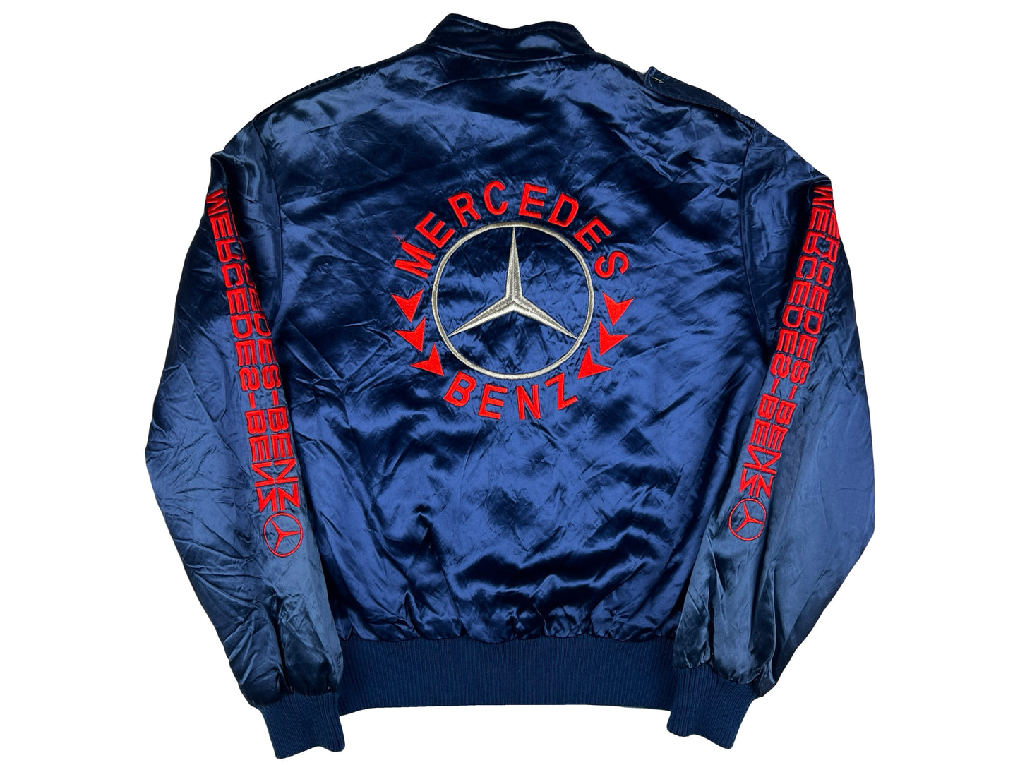 VTG STYLE AUTO MERCEDES BENZ SATIN RACING JACKET
