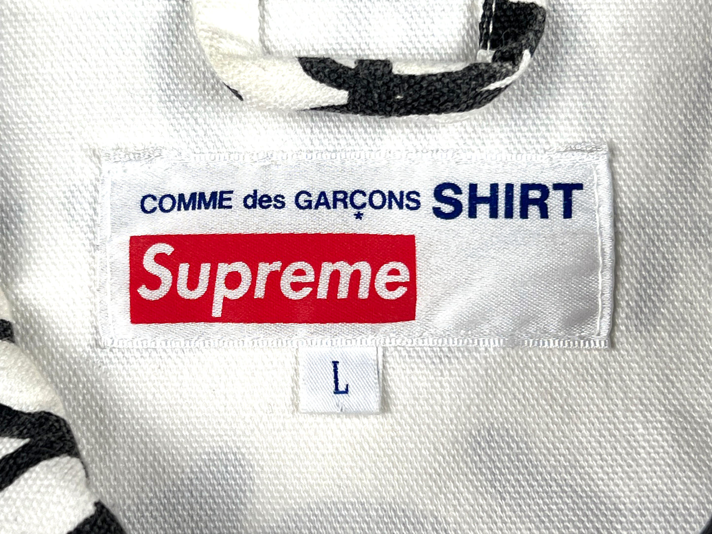 Supreme x Comme des Garçon Printed Canvas Chore Coat
