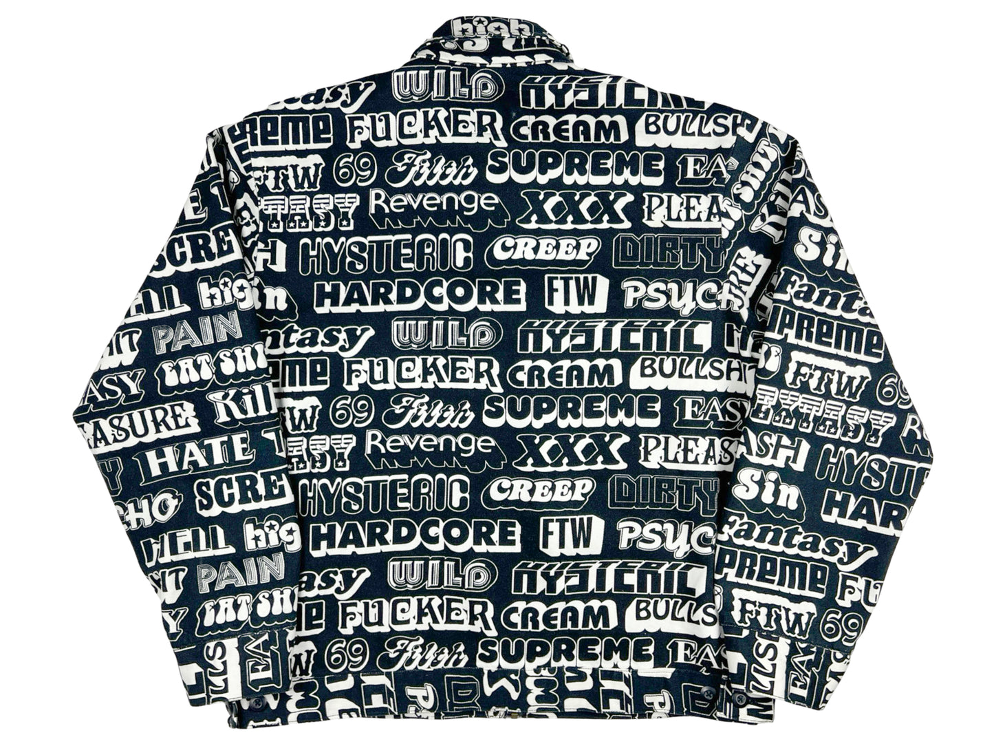 Supreme x Hysteric Glamour Text Work Jacket