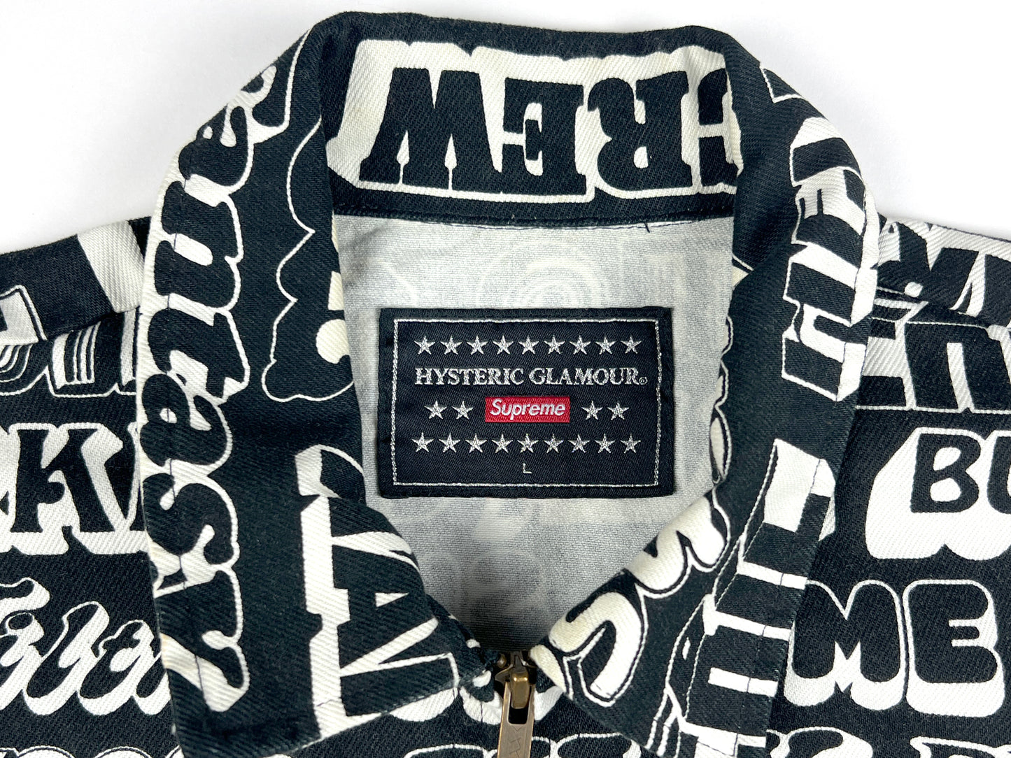 Supreme x Hysteric Glamour Text Work Jacket