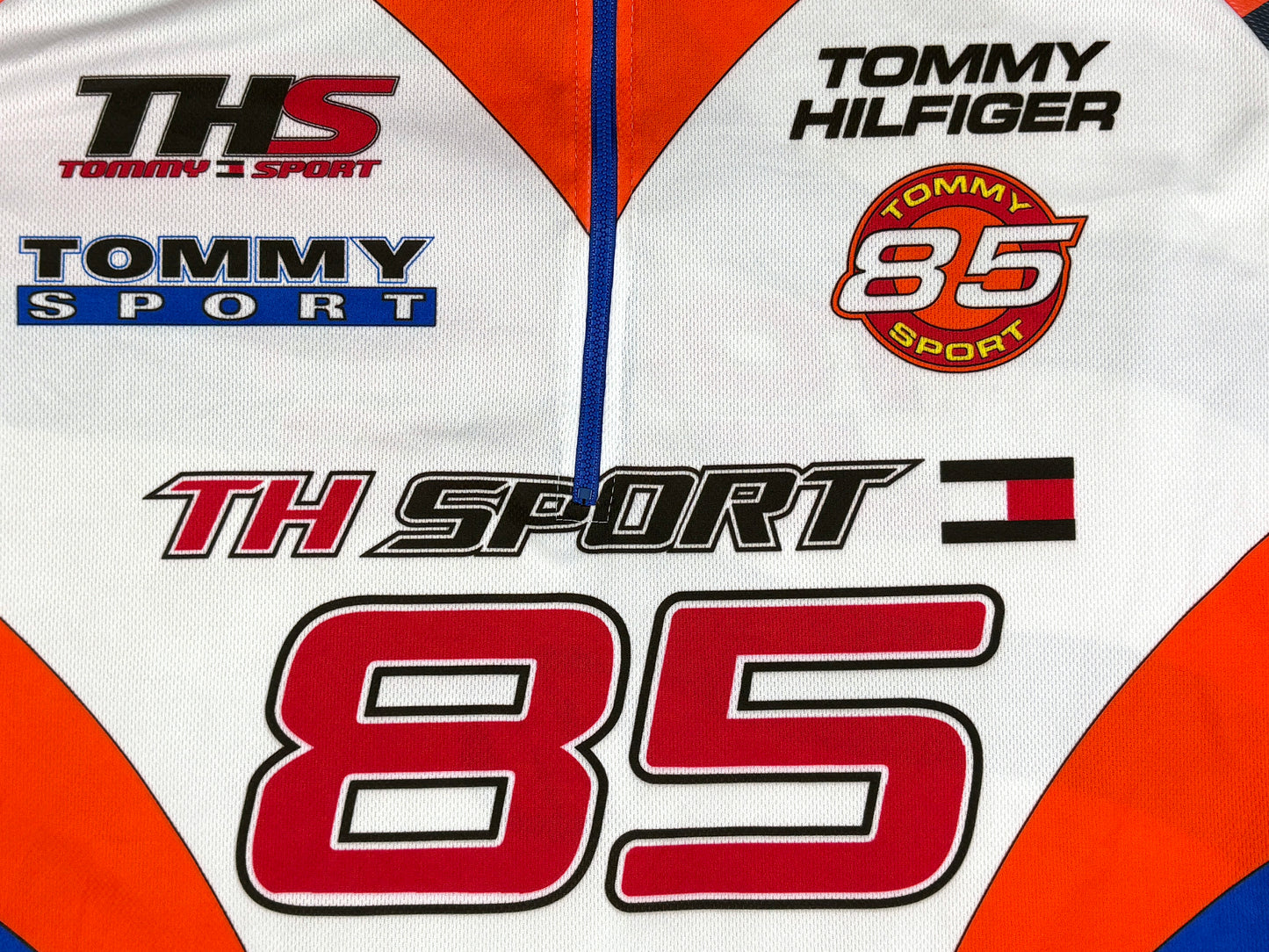 VTG TOMMY HILFIGER 85 SPORT CYCLING JERSEY