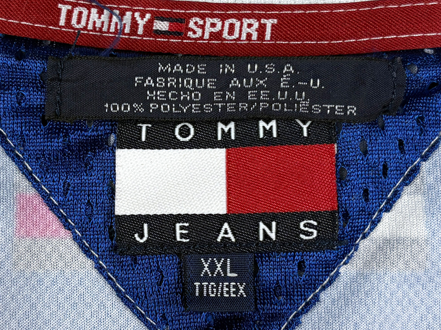 VTG TOMMY HILFIGER 85 SPORT CYCLING JERSEY