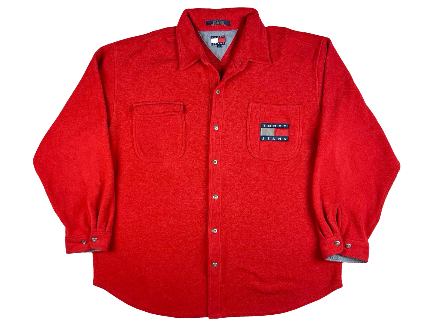 VTG '90S TOMMY JEANS FLEECE SHIRT