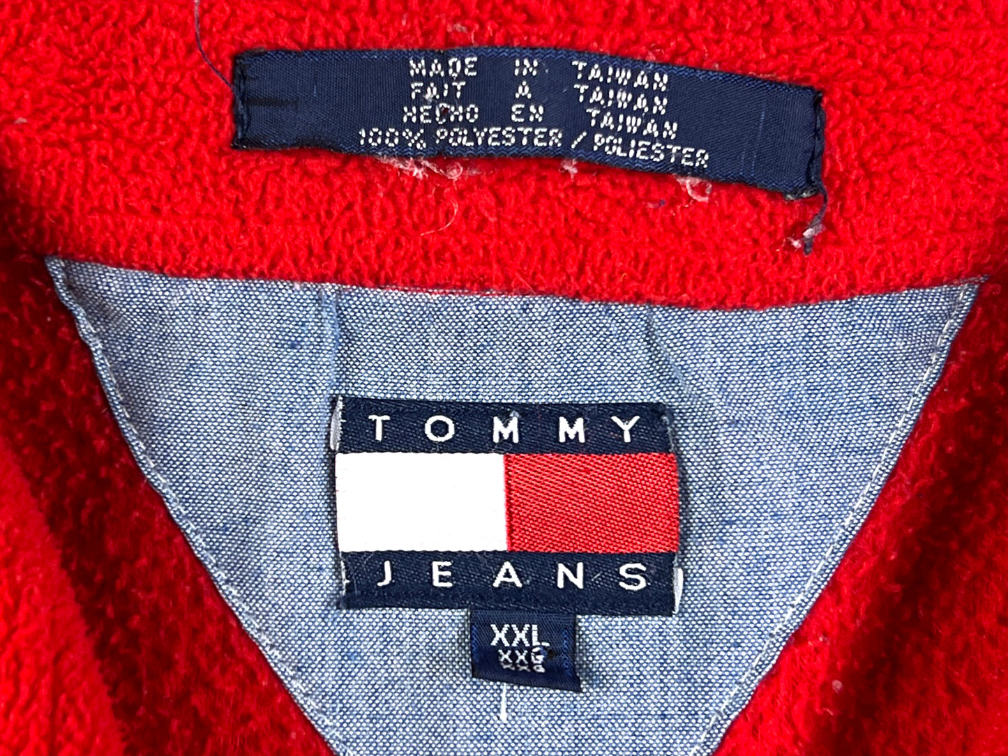 VTG '90S TOMMY JEANS FLEECE SHIRT