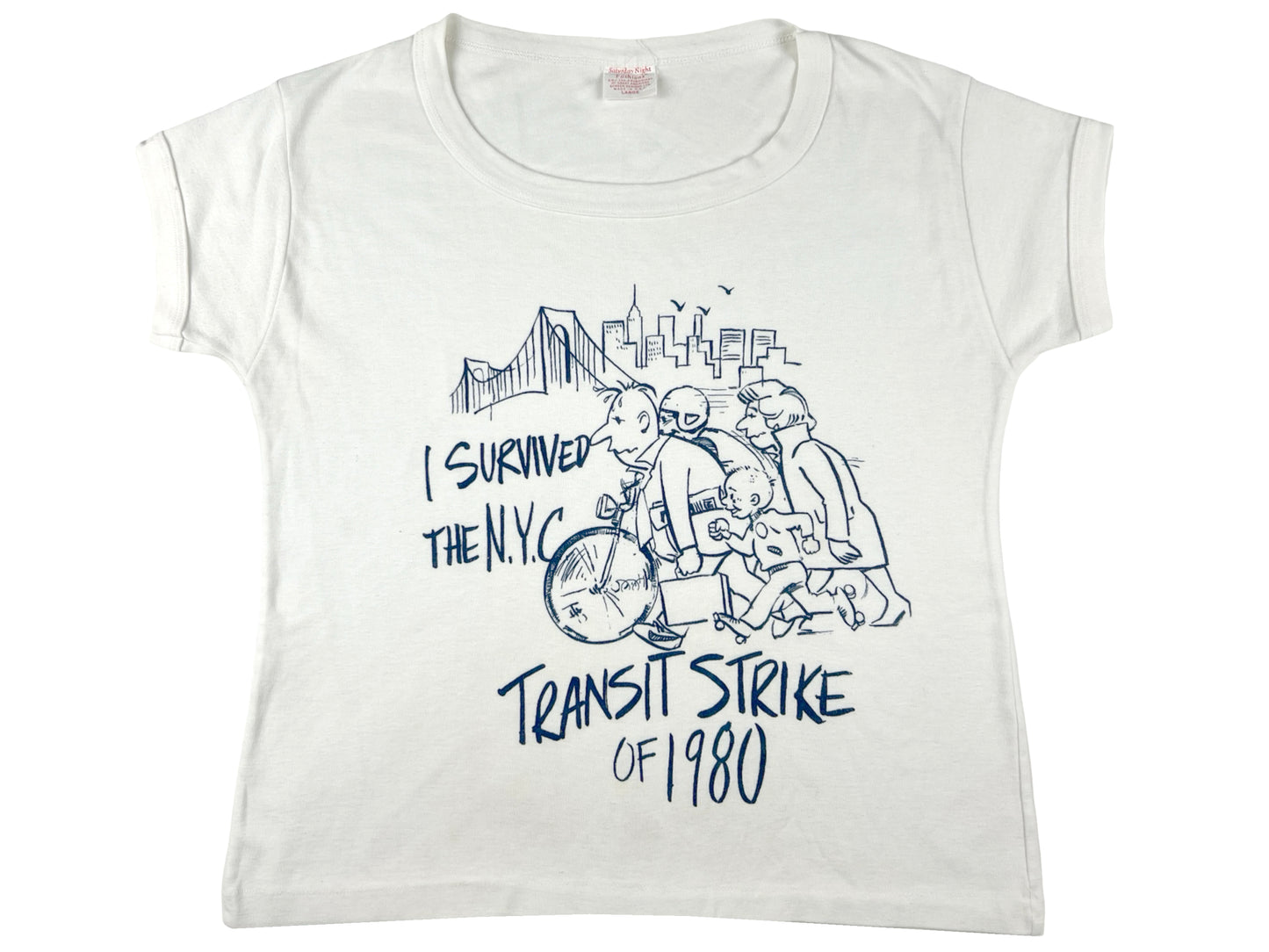VTG '80 NYC TRANSIT STRIKE T-SHIRT