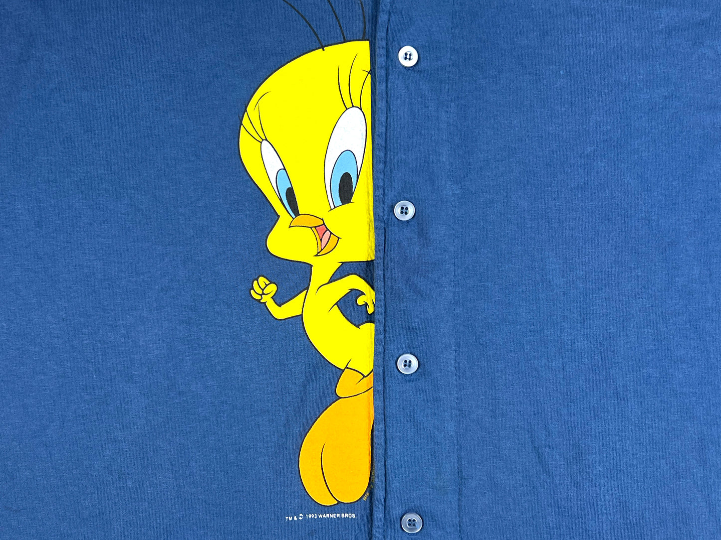 VTG '93 TWEETY BIRD BASEBALL JERSEY