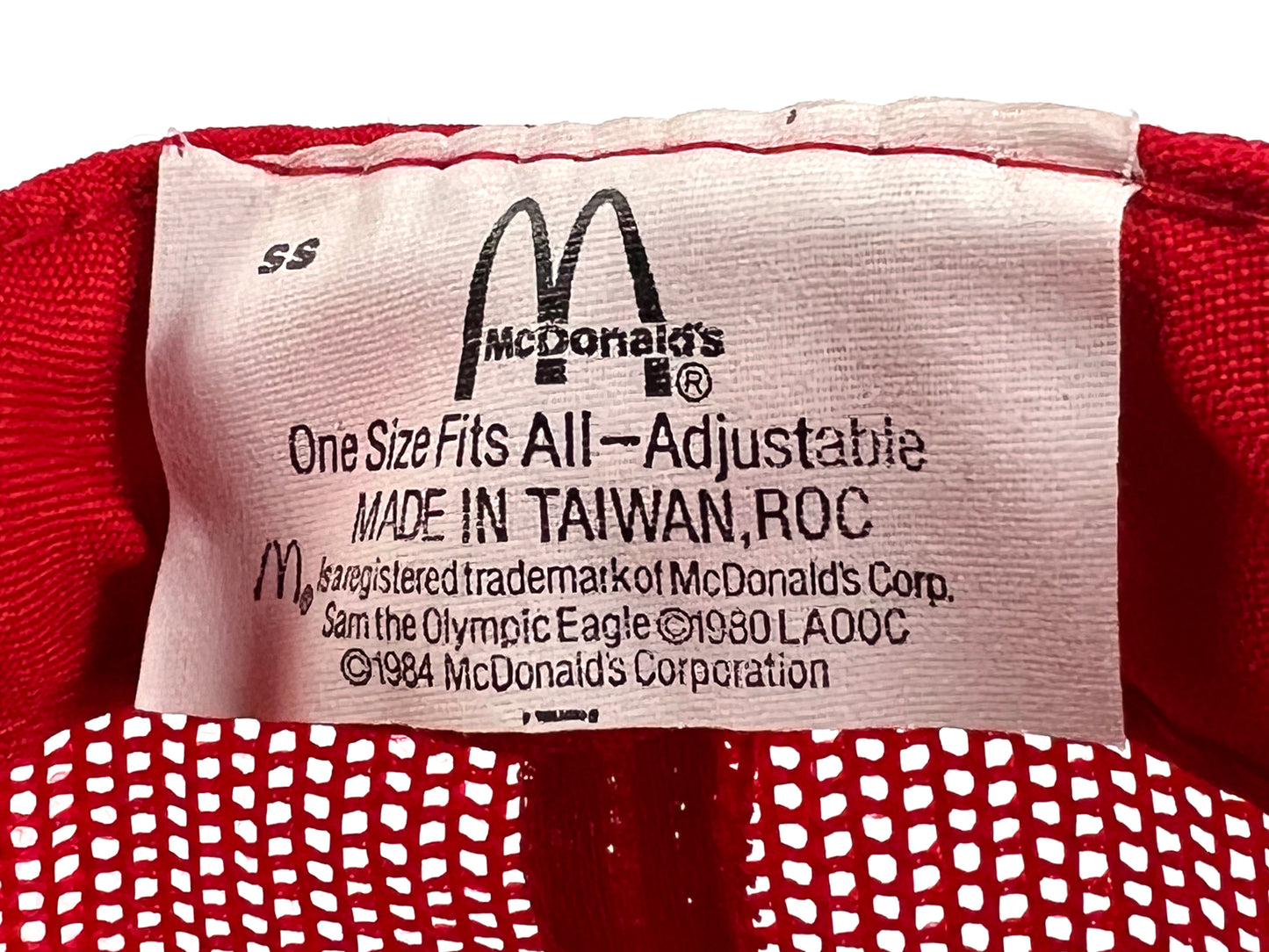 VTG '84 MCDONALDS OLYMPIC USA TRUCKER HAT