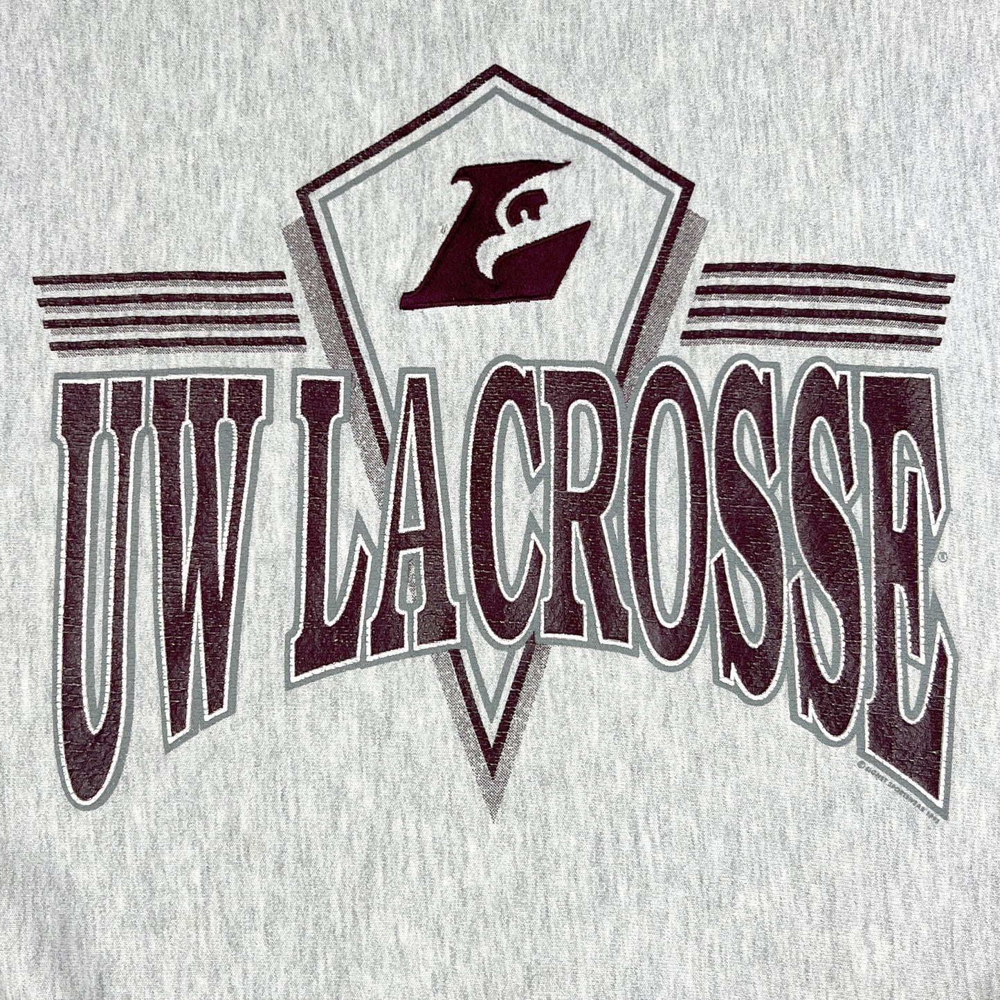 VTG UW LACROSSE CREWNECK