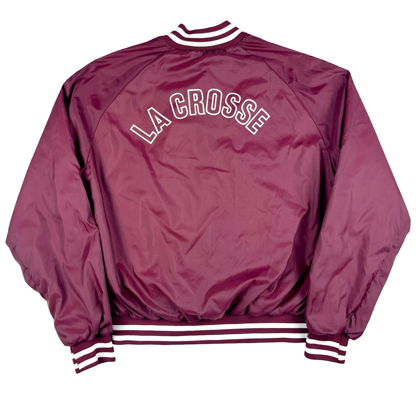 VTG WISCONSIN LA CROSSE VARSITY JACKET